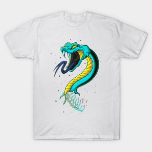 The great Japanese Snake - Venomous creature - Illustration T-Shirt